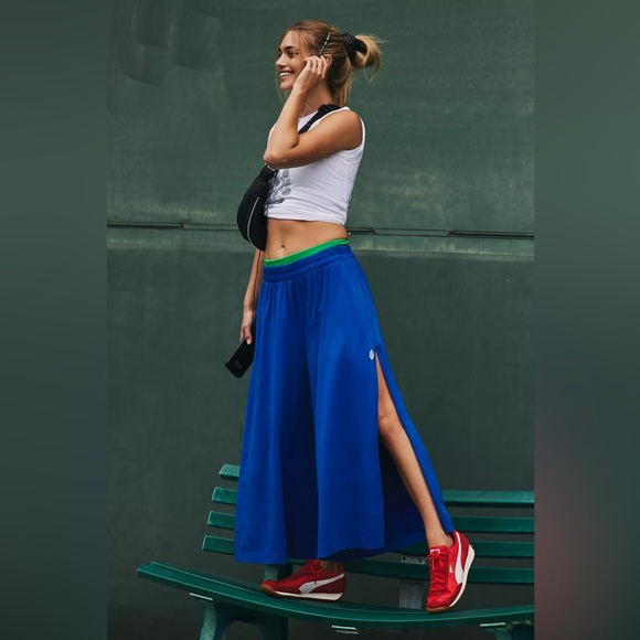 Free People Hot Shot Slit Pants💙🦋 - Picture 2 of 6